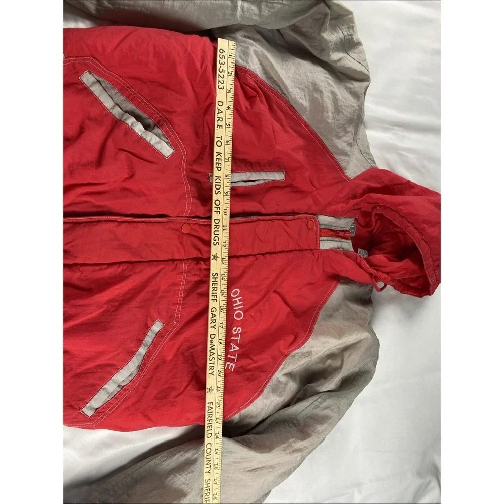 Genuine Stuff Ohio State Collegiate Hooded Puffer Jacket XL Brutus